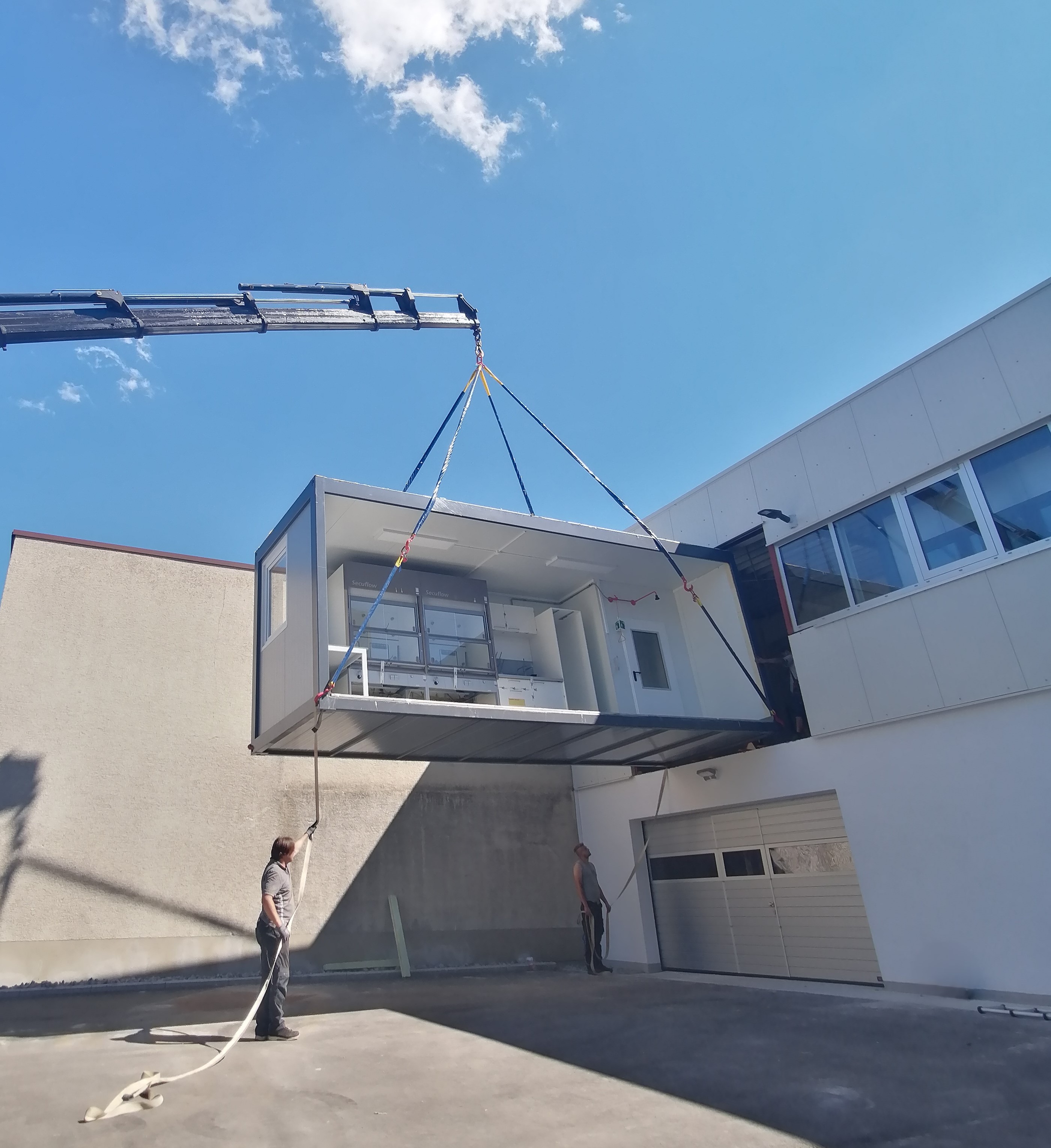 Container-Anlieferung