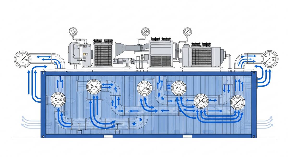 Klimatisierung im Laborcontainer Lüftungstechnik